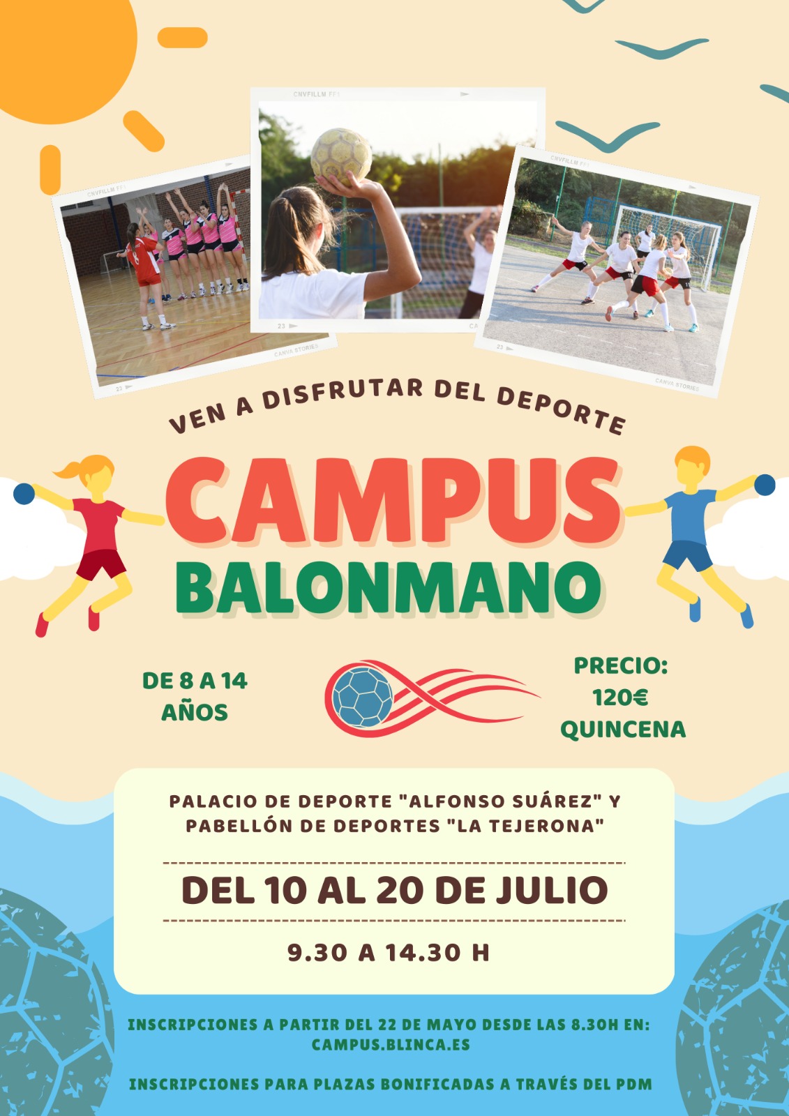 Campus Balonmano Gijón - Del 10 al 20 de Julio